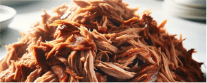 Shredded pork loin (pulled pork)