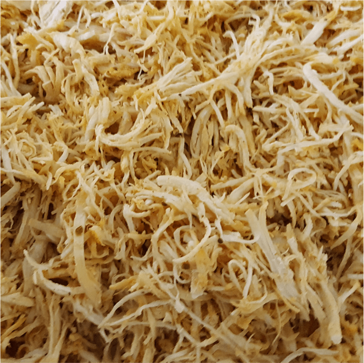 Shredded chicken breast