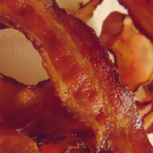 Bacon feito no sous vide