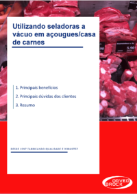 Seladoras a vácuo para açougues e casas de carnes