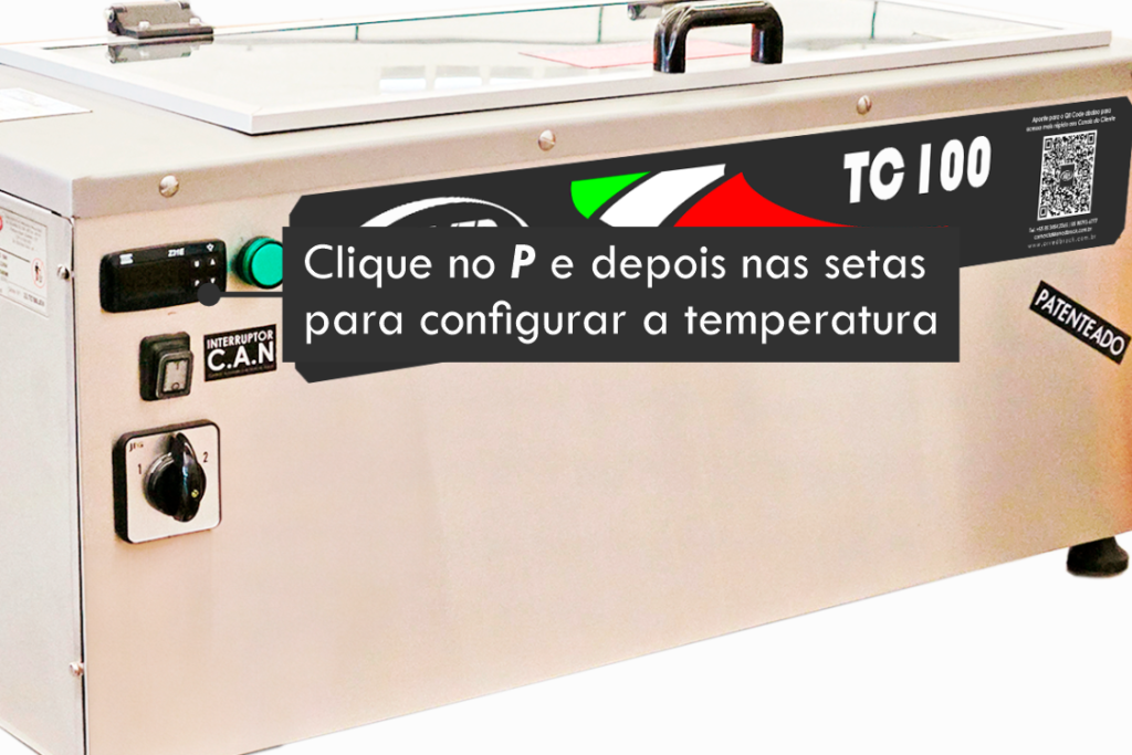 Configurando a temperatura dos Termocirculadores Profissionais da Linha TC