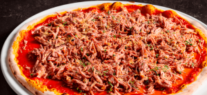 Pizza de Pulled Pork