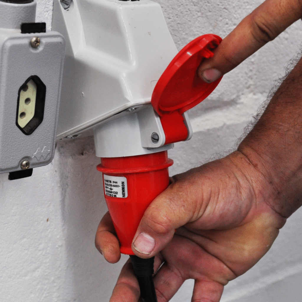 3. Ligando o equipamento na tomada