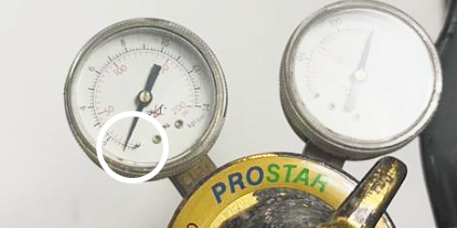 Passo 4: Regulando a pressão do gás e do compressor